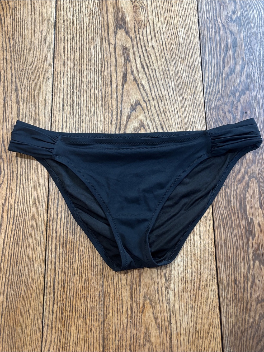 Victoria's Secret The Knockout Black Bikini Bottom with Ruched Sides